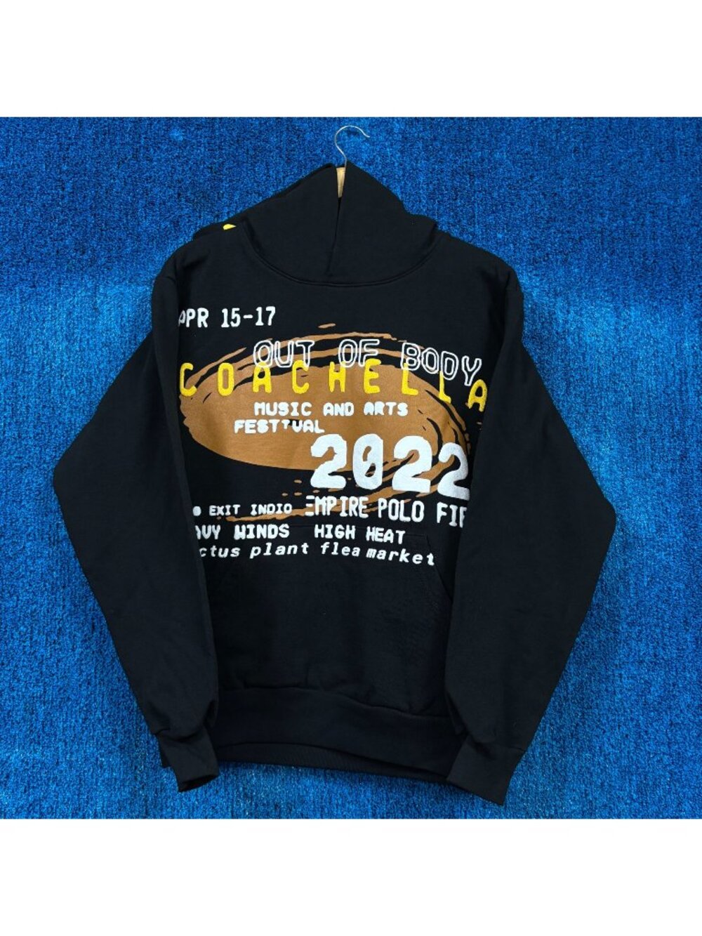 Coachella "Cactus Plant Flea Market" Graphic Hoodie Size Small